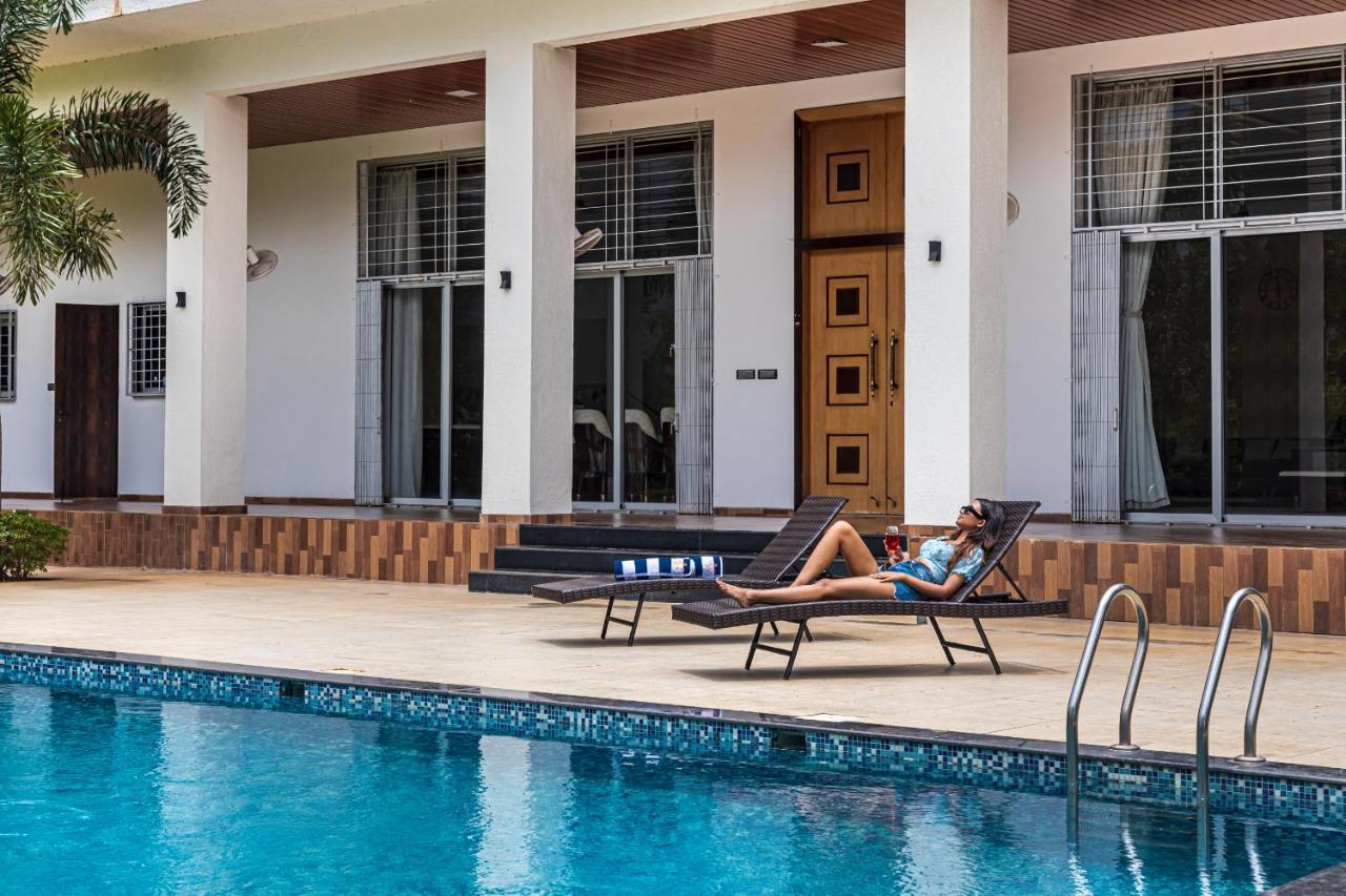 Saffronstays Odyssey, Karjat - 10 Acres Pet-Friendly Estate With Swimming Pool Chinchavli Dış mekan fotoğraf