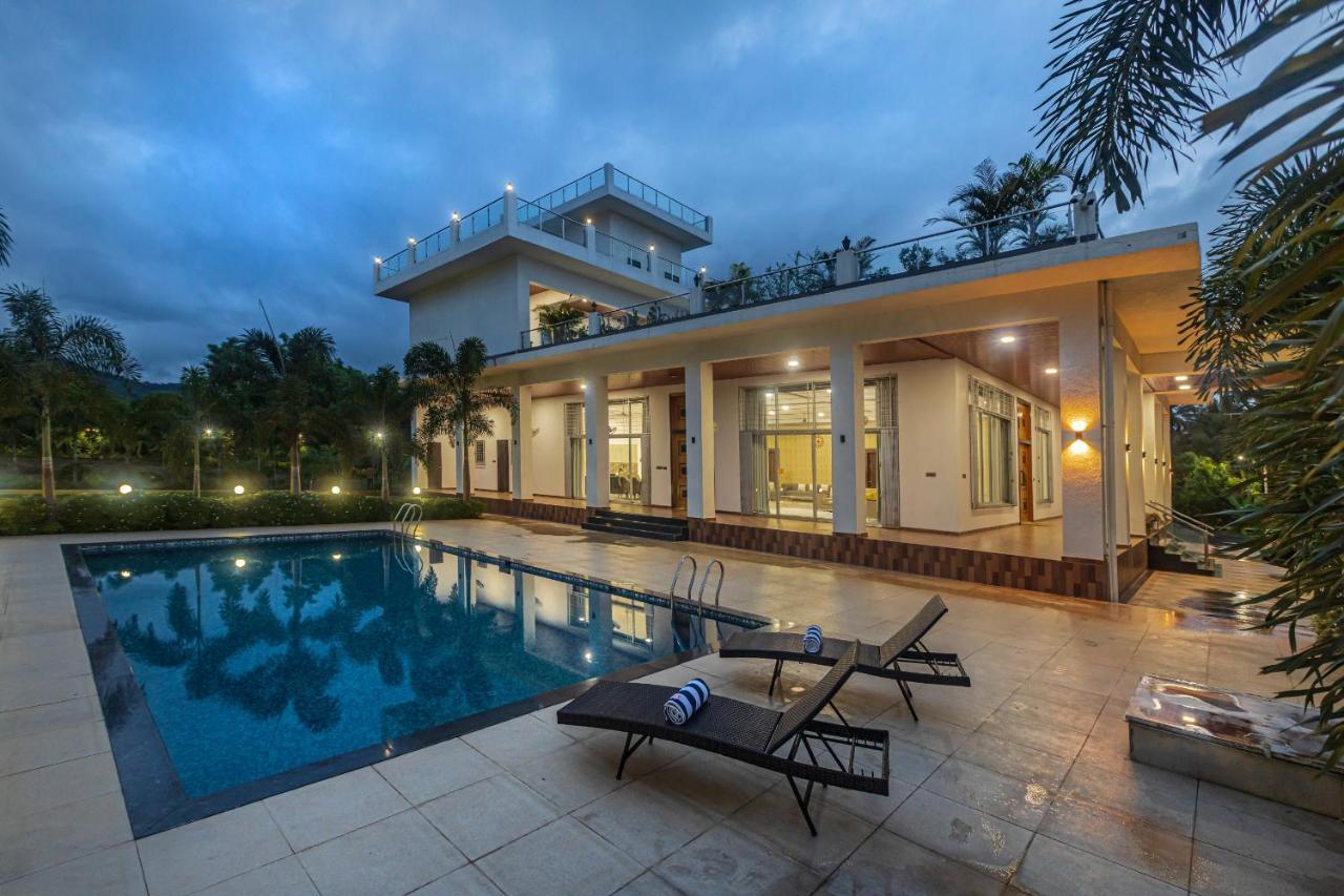 Saffronstays Odyssey, Karjat - 10 Acres Pet-Friendly Estate With Swimming Pool Chinchavli Dış mekan fotoğraf
